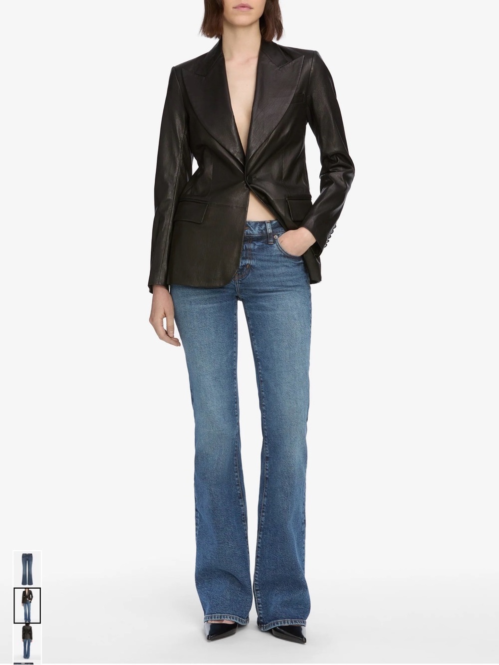 Frame Denim Women's Blue Bootcut Jeans